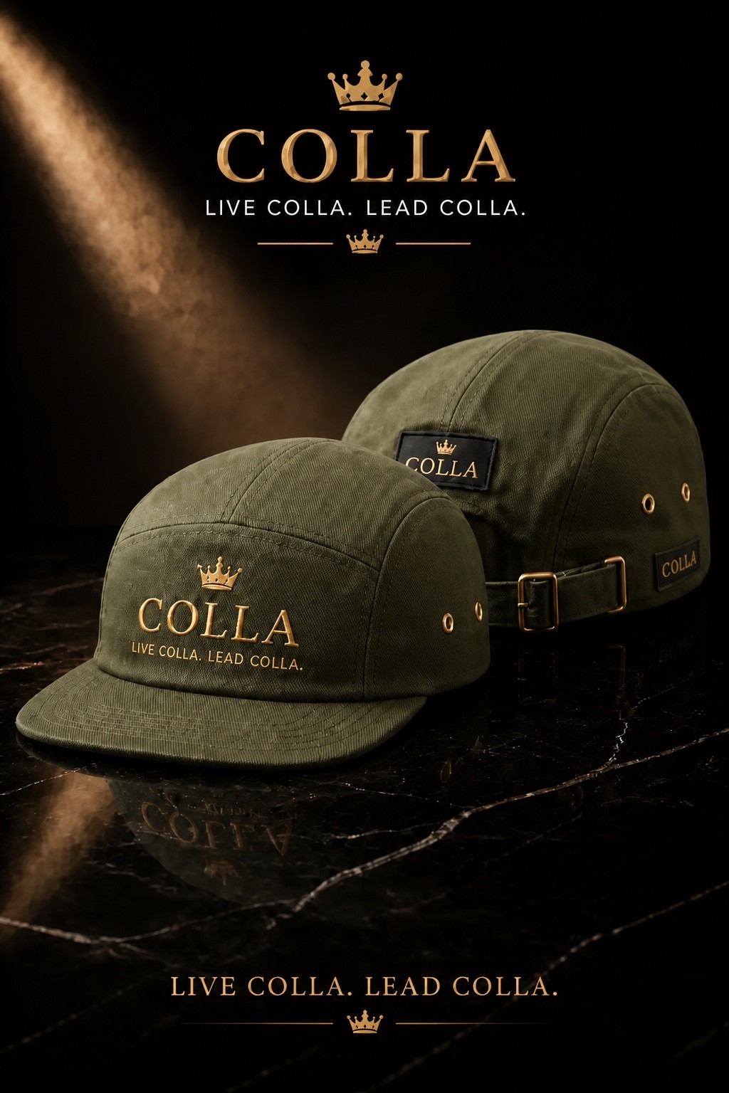 COLLA headwear editorial