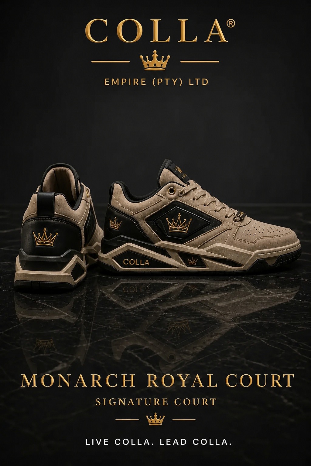 COLLA Monarch Court footwear concept