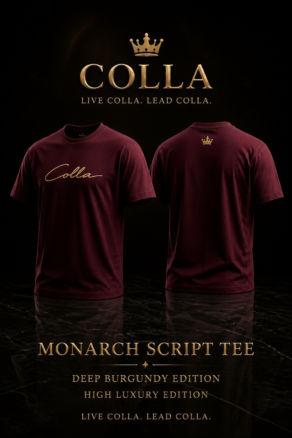 COLLA Monarch Script Tee