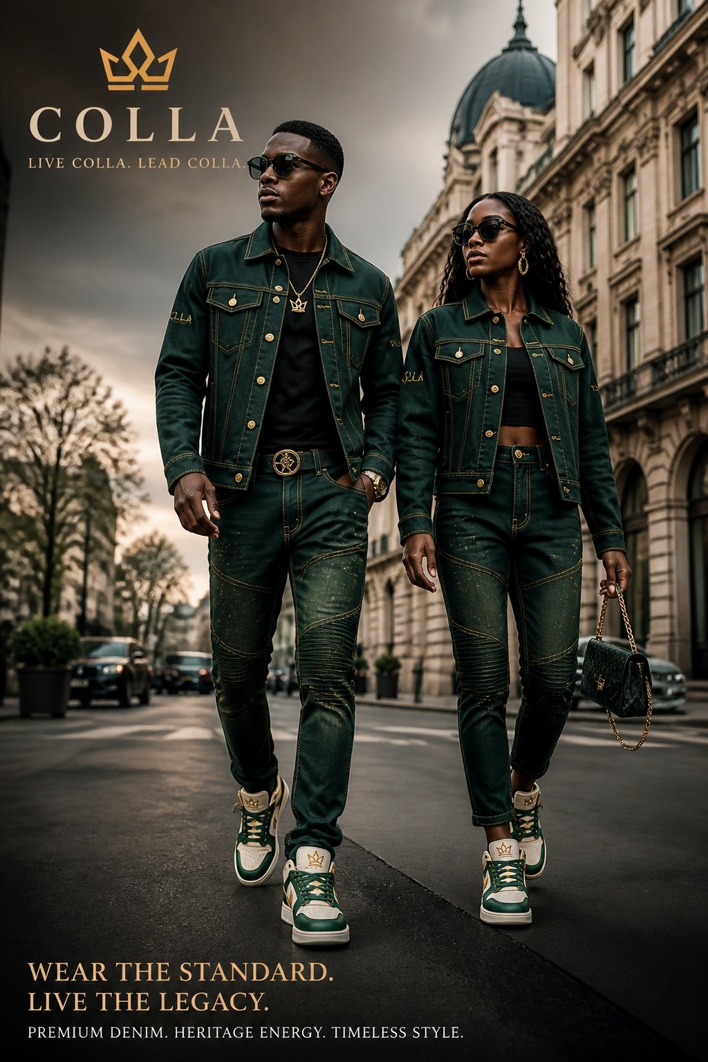 COLLA Royal Moto Denim campaign
