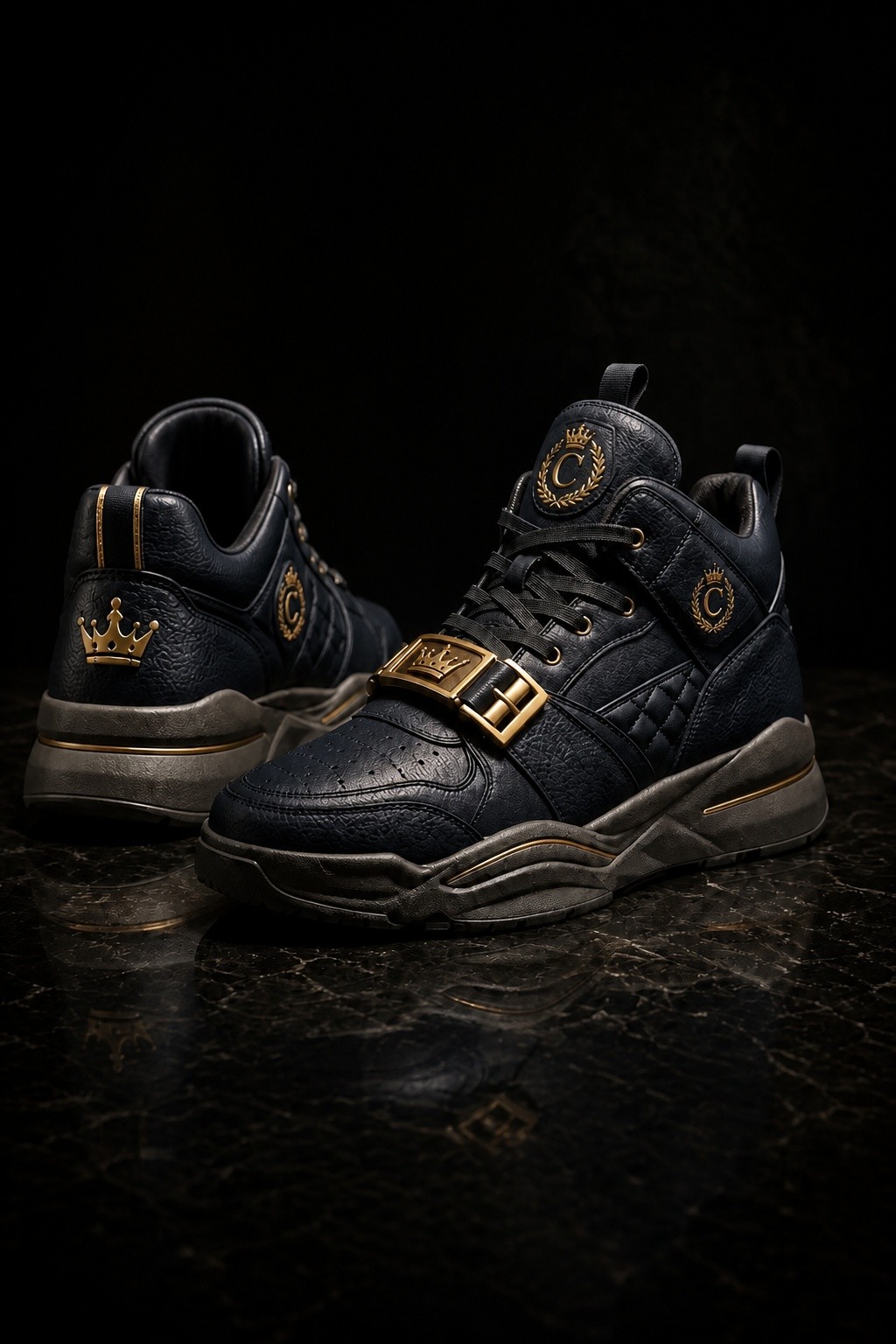 COLLA black and gold sneaker